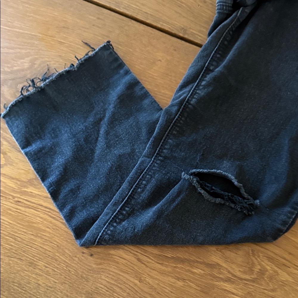 Nordstrom 1822 Denim Women's Dark Gray Black Jeans size 29 - Picture 3 of 6